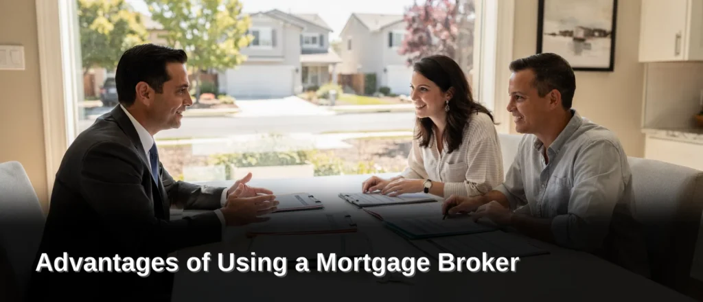 Advantages of Using a Mortgage Broker: Residential Mortgage Lending 1 A mortgage broker connects homebuyers with multiple lenders instead of representing a single bank. This